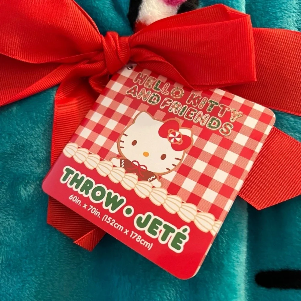 Hello Kitty Fleece Blanket - Blue